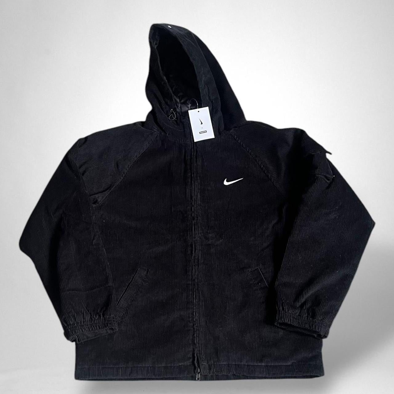 Nike x Supreme Black Corduroy Jacket – Limited Edition Streetwear Collaboration