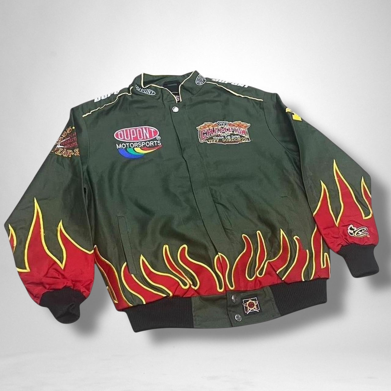 Vintage Khaki Deadstock Racing Jacket – Retro NASCAR Style