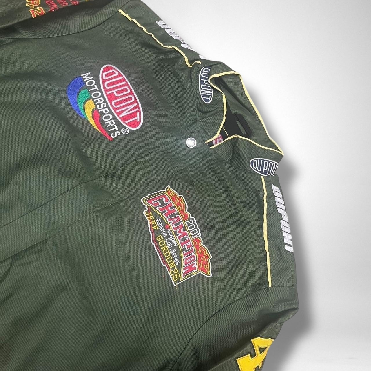 Vintage Khaki Deadstock Racing Jacket – Retro NASCAR Style