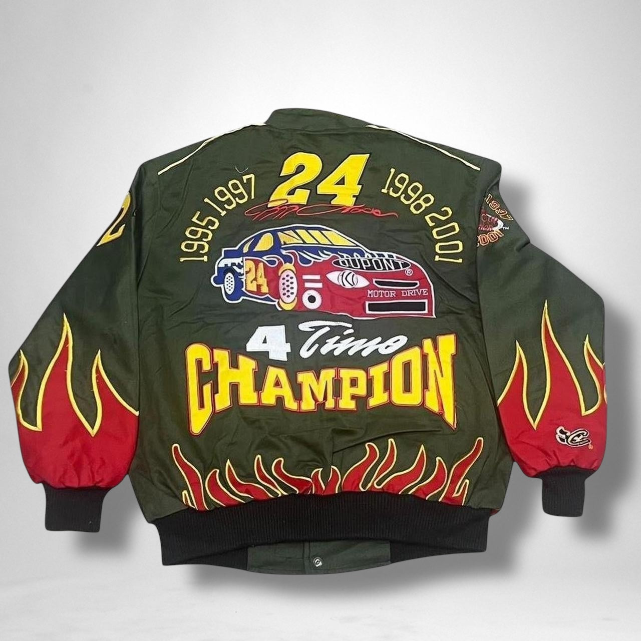 Vintage Khaki Deadstock Racing Jacket – Retro NASCAR Style
