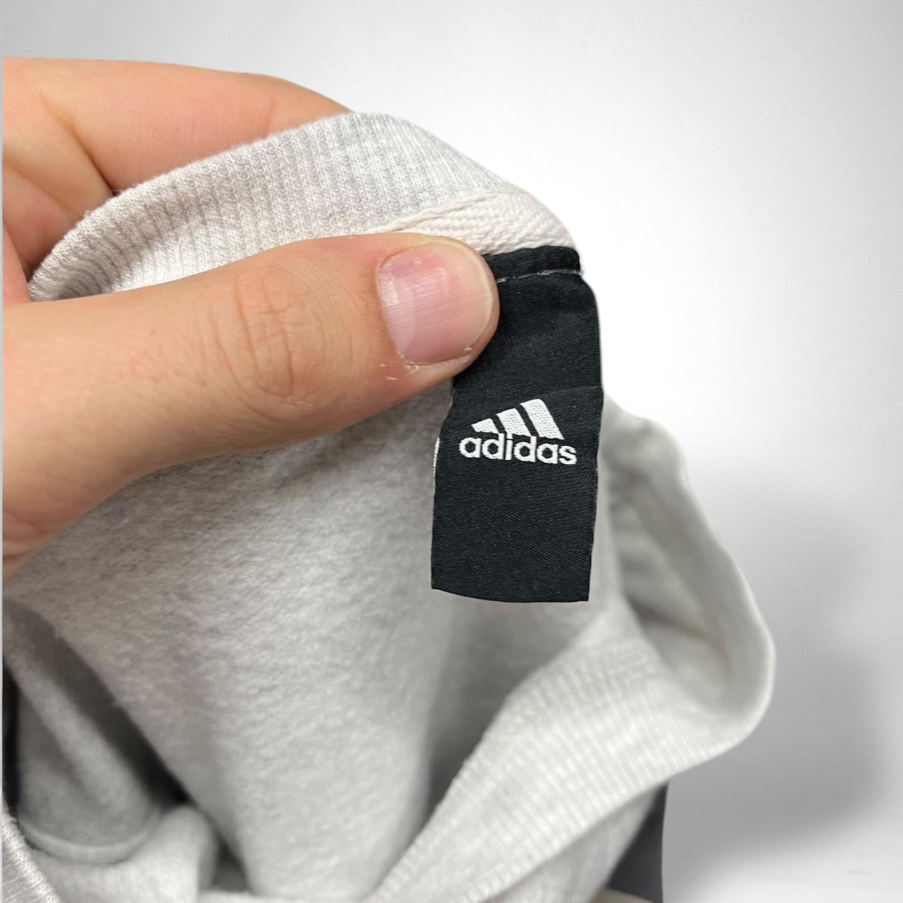 Reworked Adidas Jumper – Purple, Black & Grey - South Street Retro Ltd