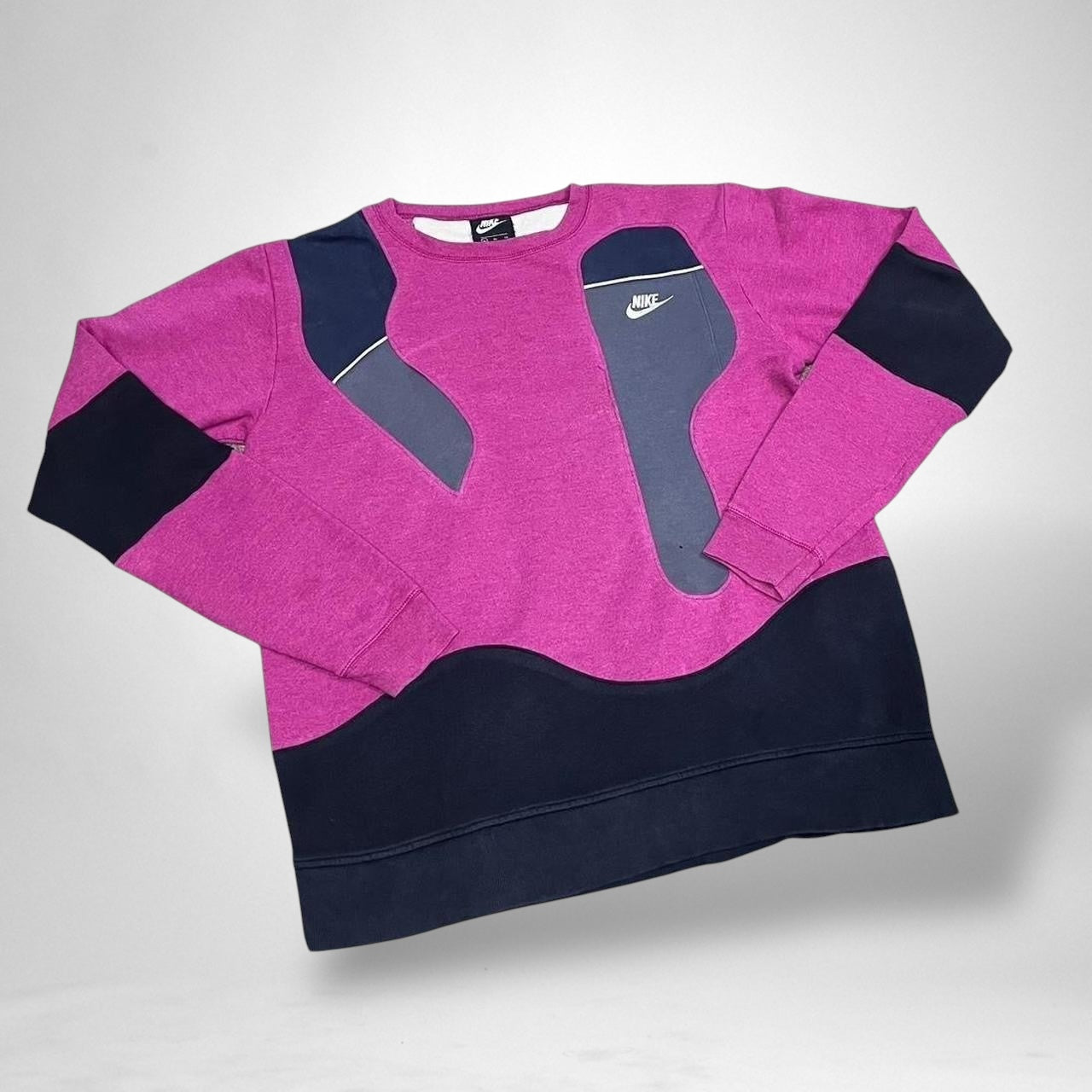 Reworked Pink and Black Nike Jumper
