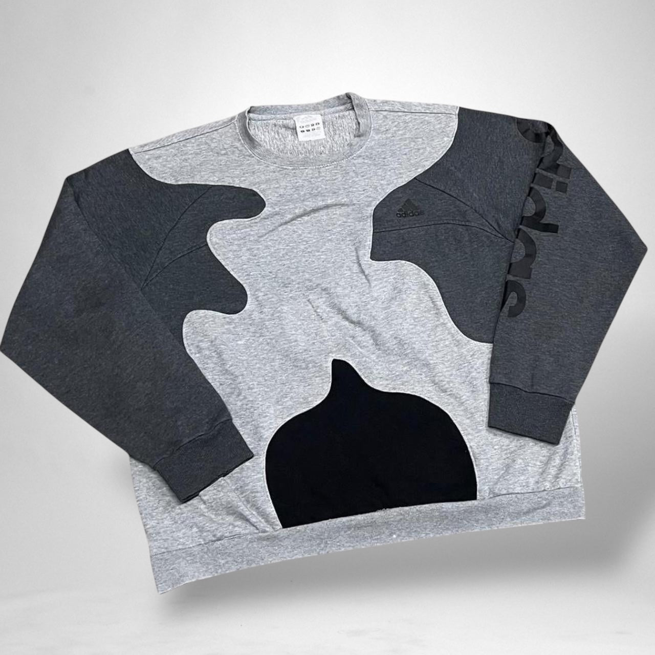 Reworked Grey Adidas Jumper - South Street Retro Ltd
