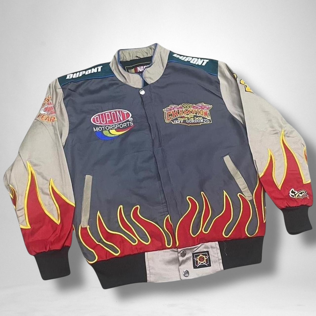 Vintage Deadstock Racing Jacket – Retro Motorsport Style, Unworn 90s NASCAR Bomber