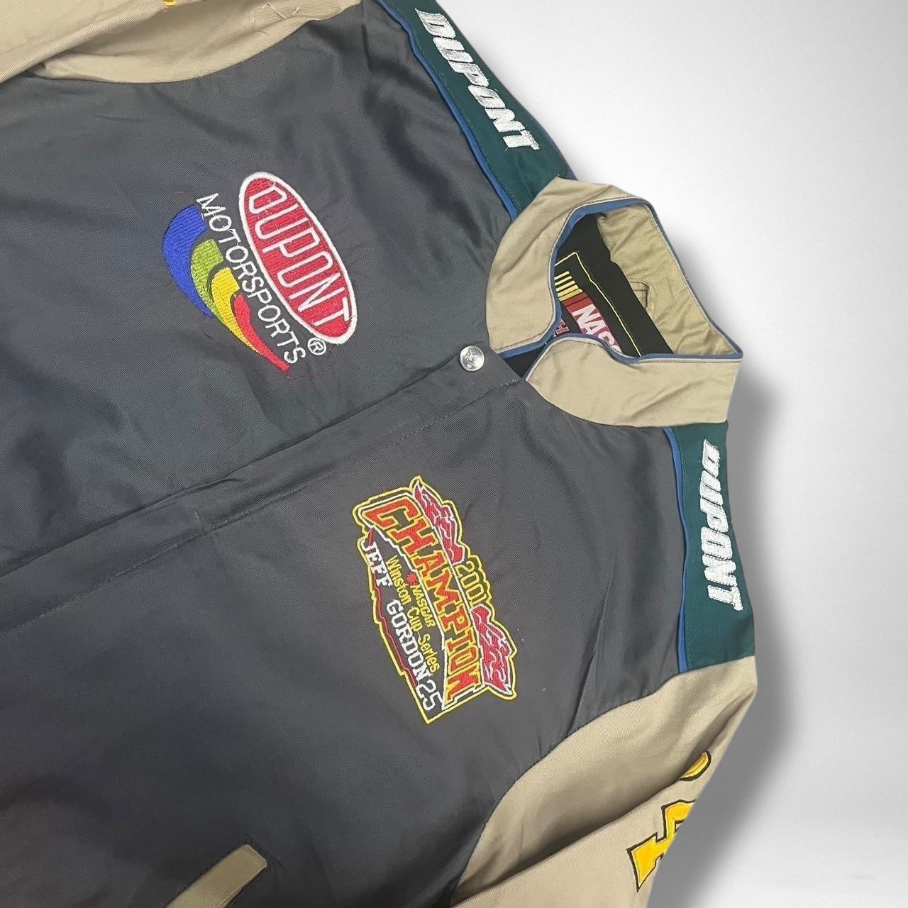 Vintage Deadstock Racing Jacket – Retro Motorsport Style, Unworn 90s NASCAR Bomber