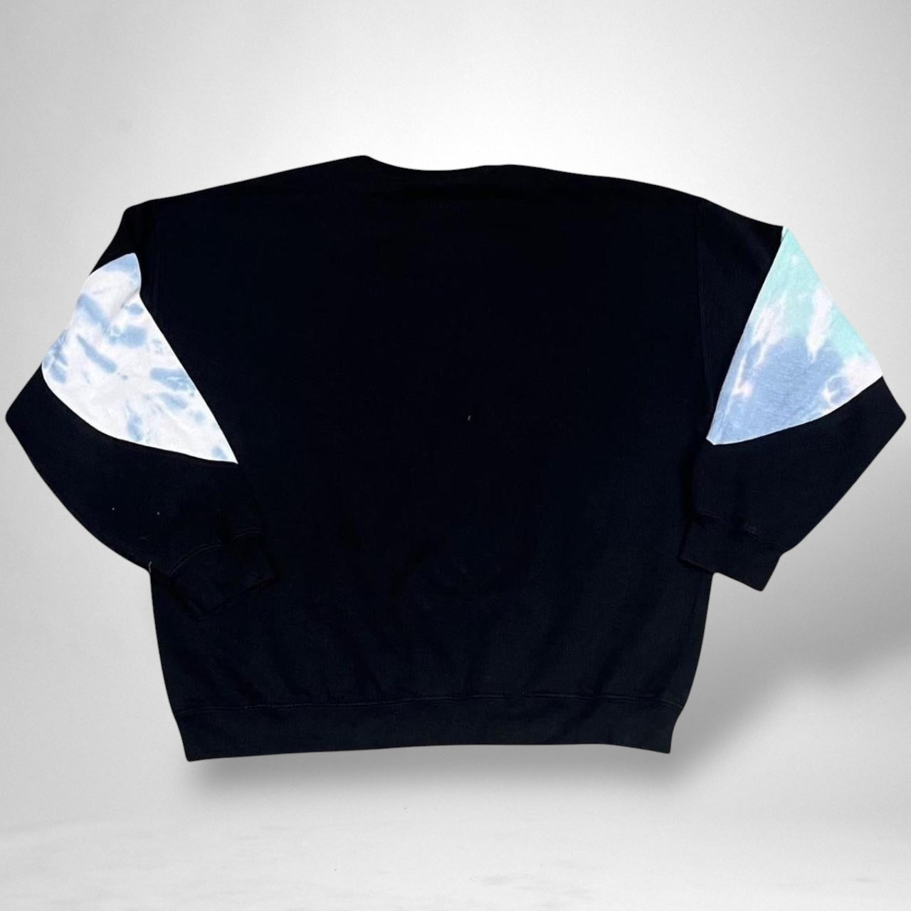 Reworked Nike Jumper - Black, White & Blue - South Street Retro Ltd