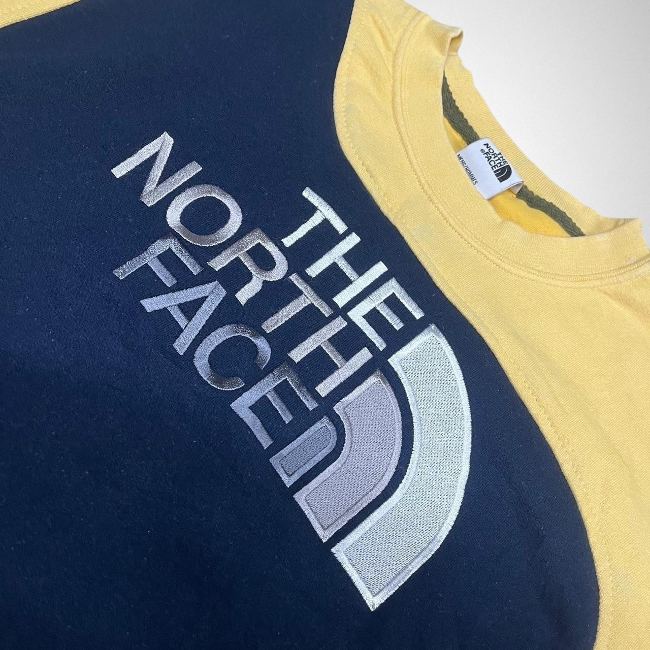 Reworked The North Face Jumper – Black & Yellow - South Street Retro Ltd