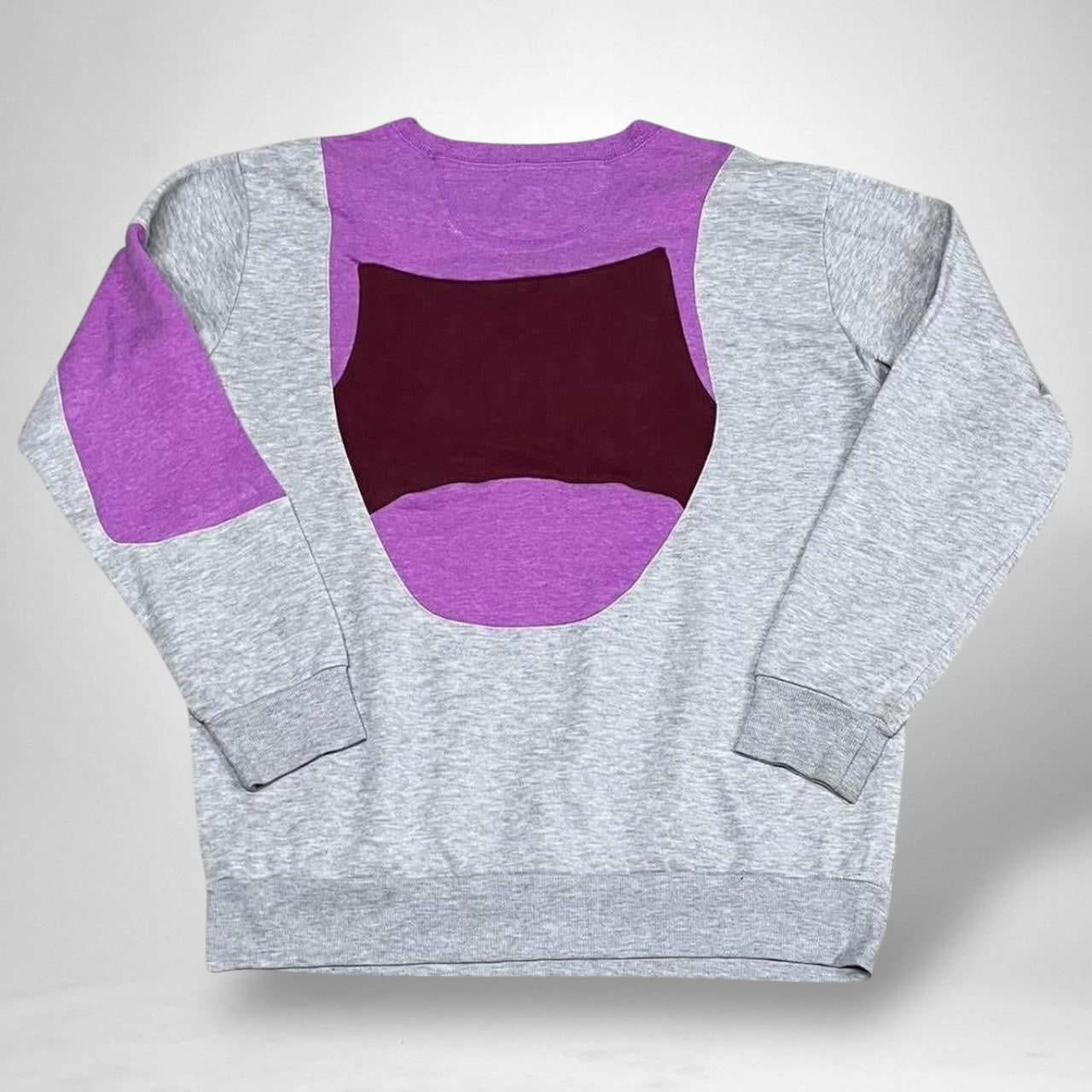 Reworked The North Face Jumper – Grey & Pink - South Street Retro Ltd