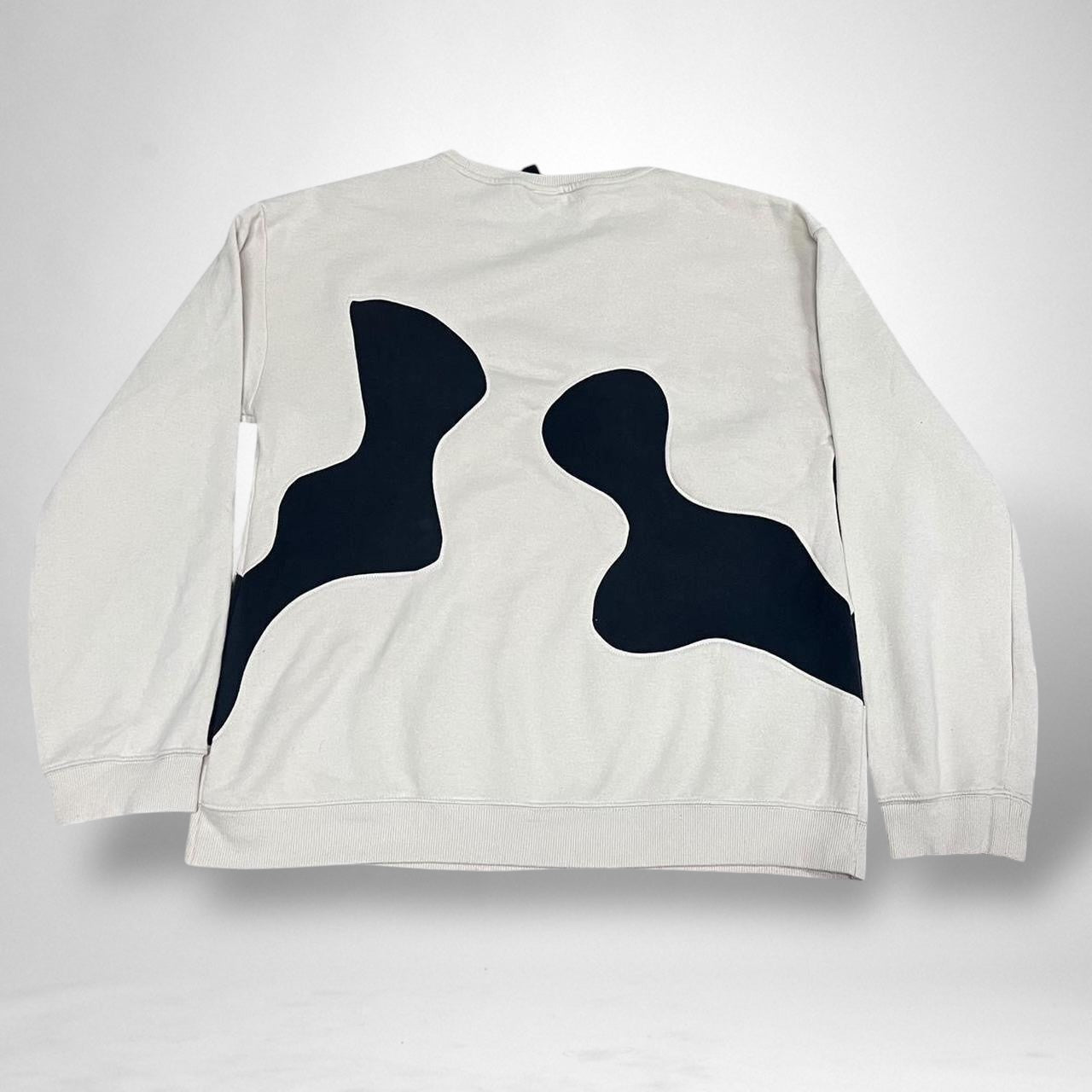 Vintage Rework adidas Jumper – Black & Cream