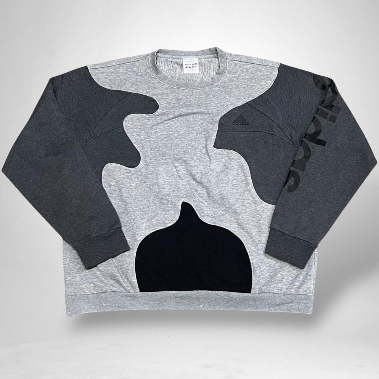 Reworked Grey Adidas Jumper - South Street Retro Ltd