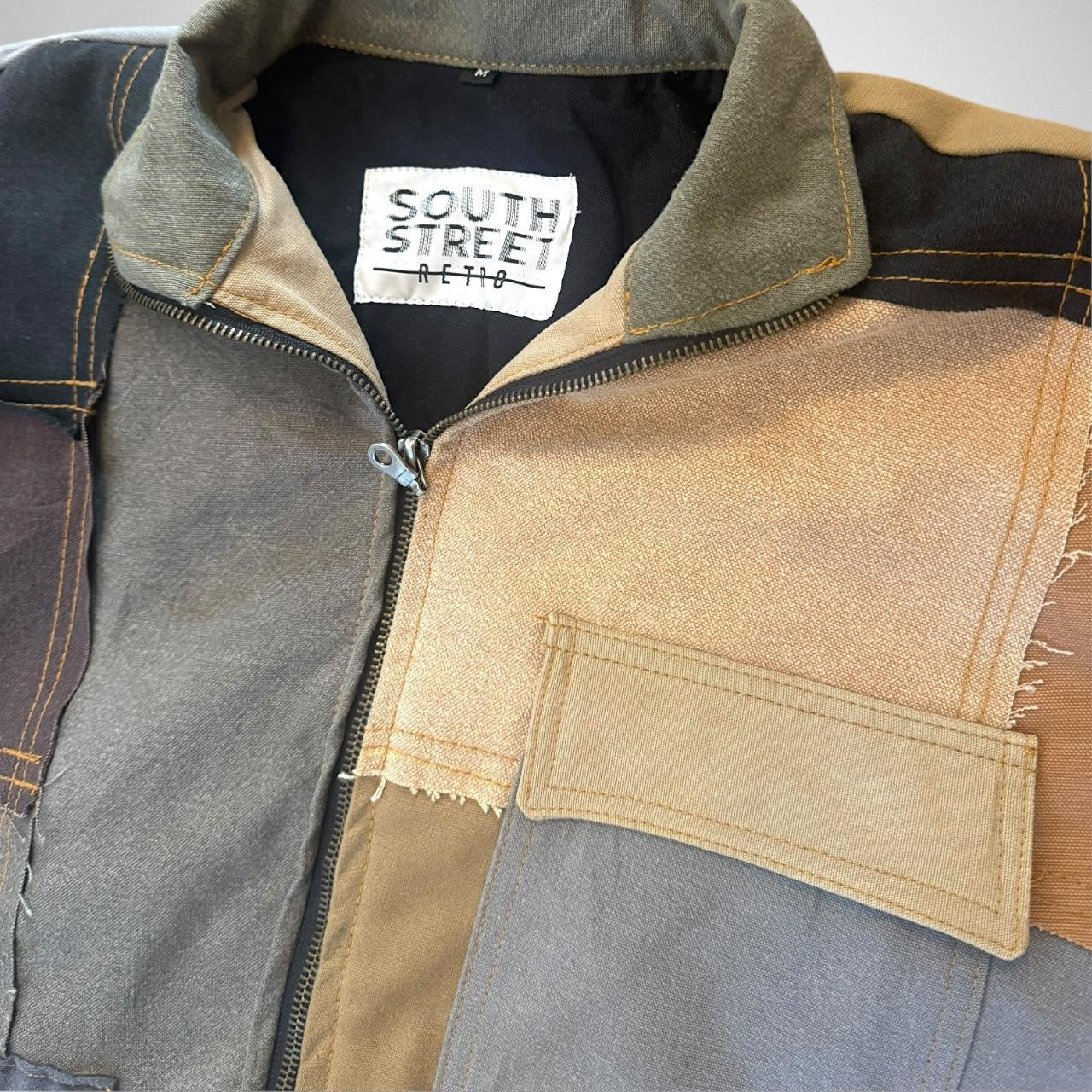 Reworked South Street Retro Jacket – Vintage 90s Style Streetwear