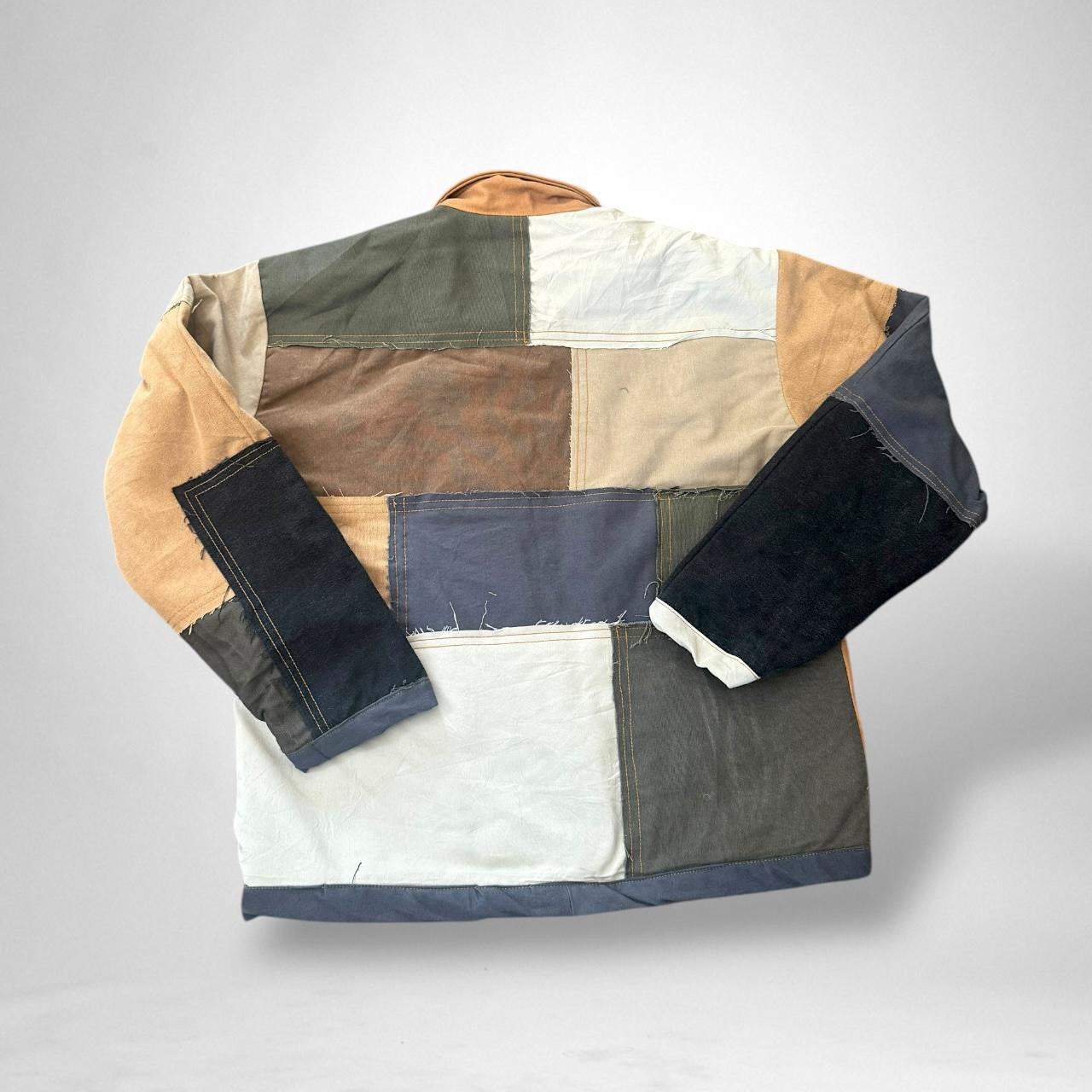 Reworked South Street Retro Patchwork Jacket — 90s Upcycled Streetwear