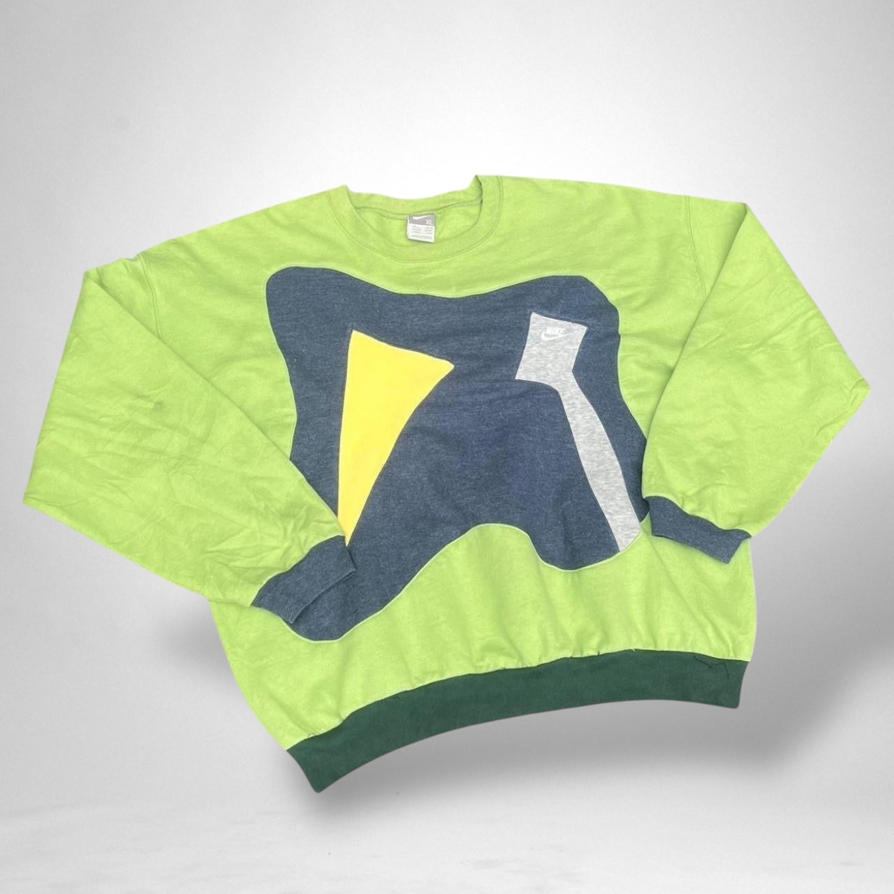 Vintage Inspired Green Reworked Nike Jumper - South Street Retro Ltd