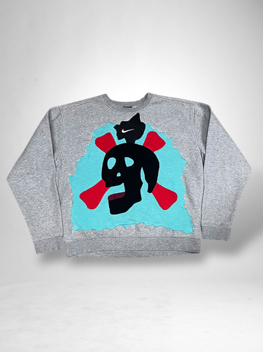 Reworked Nike Skull & Crossbones Jumper