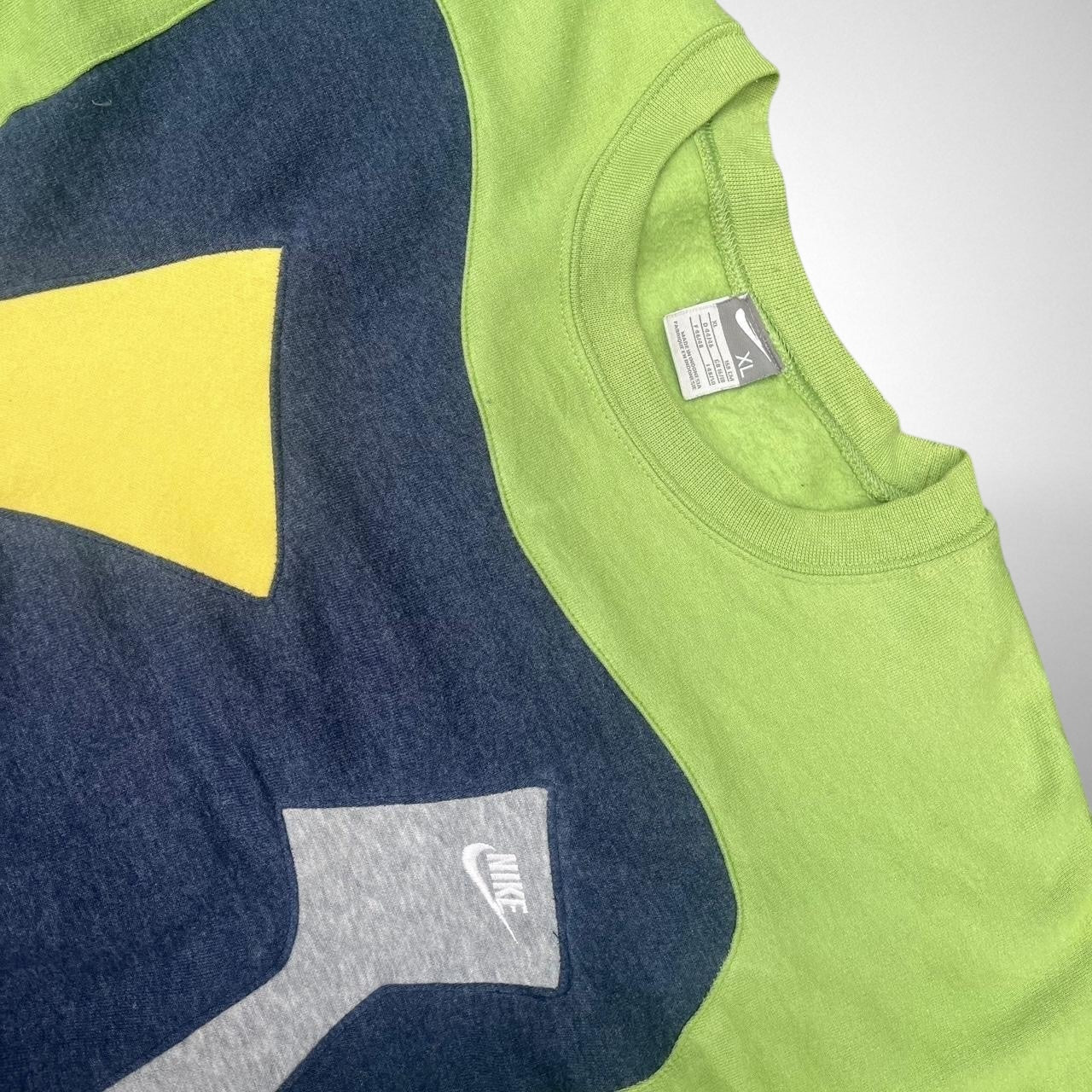Vintage Inspired Green Reworked Nike Jumper - South Street Retro Ltd