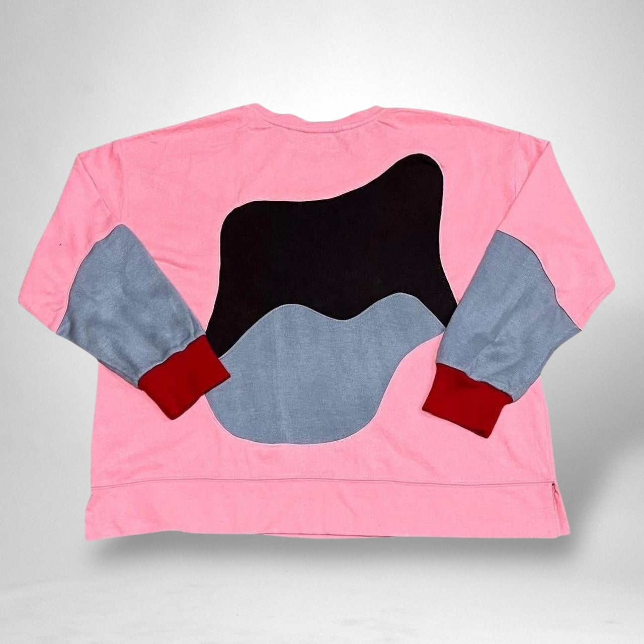 Reworked North Face Jumper – Pink, Black & Grey - South Street Retro Ltd