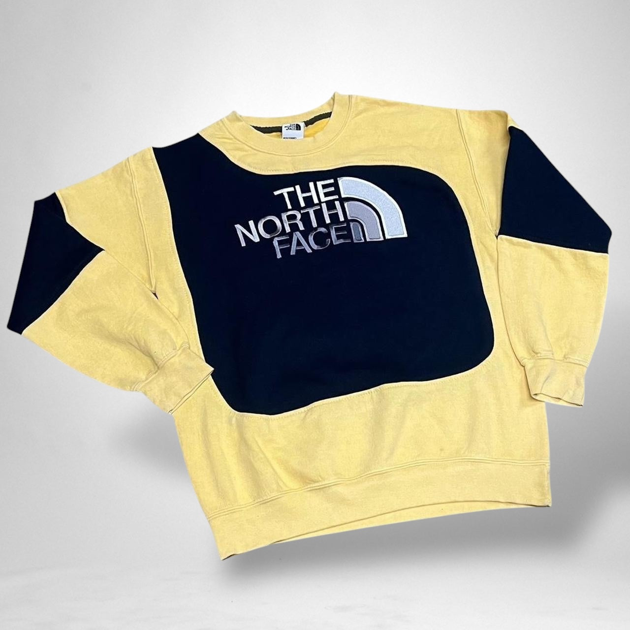 Reworked The North Face Jumper – Black & Yellow - South Street Retro Ltd