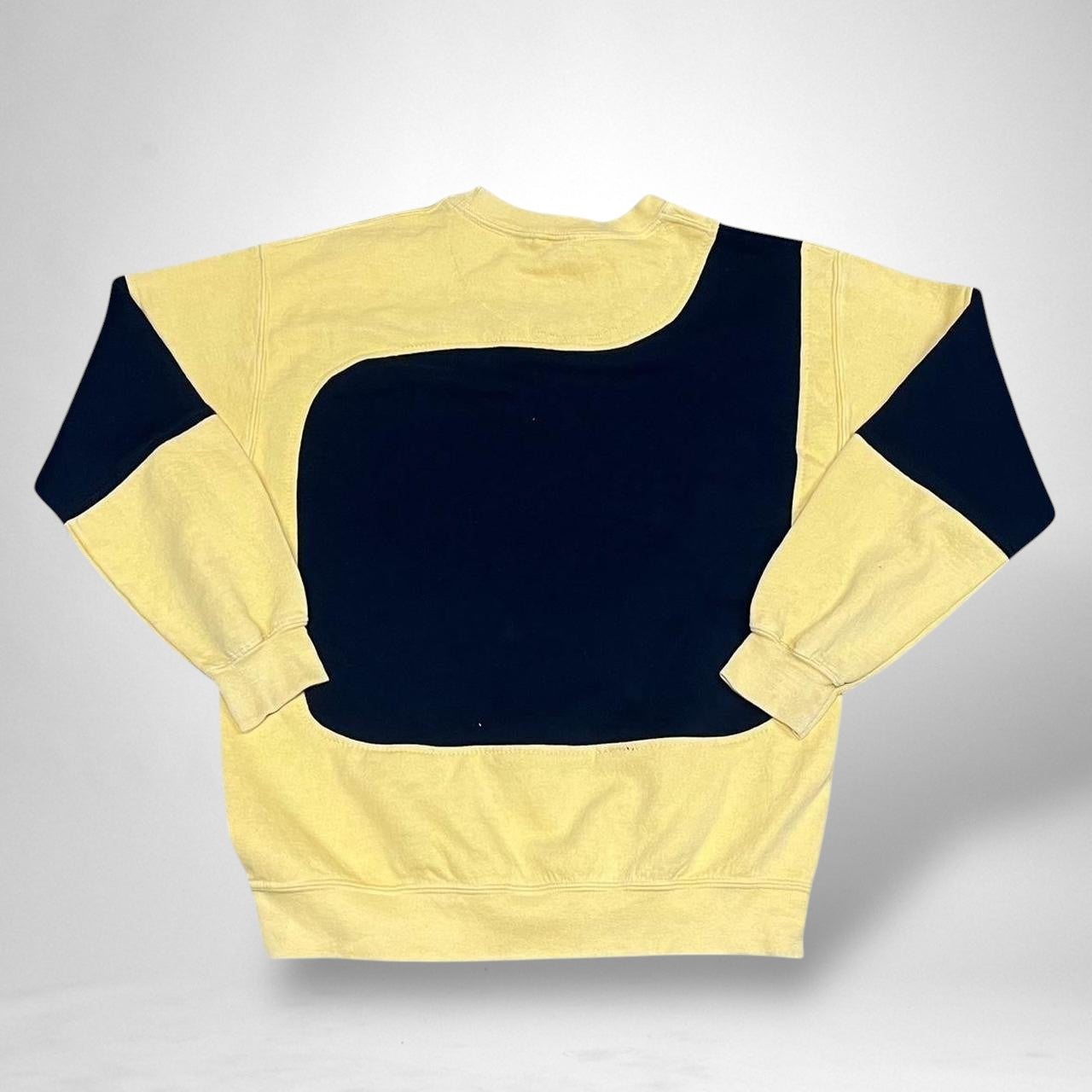 Reworked The North Face Jumper – Black & Yellow - South Street Retro Ltd