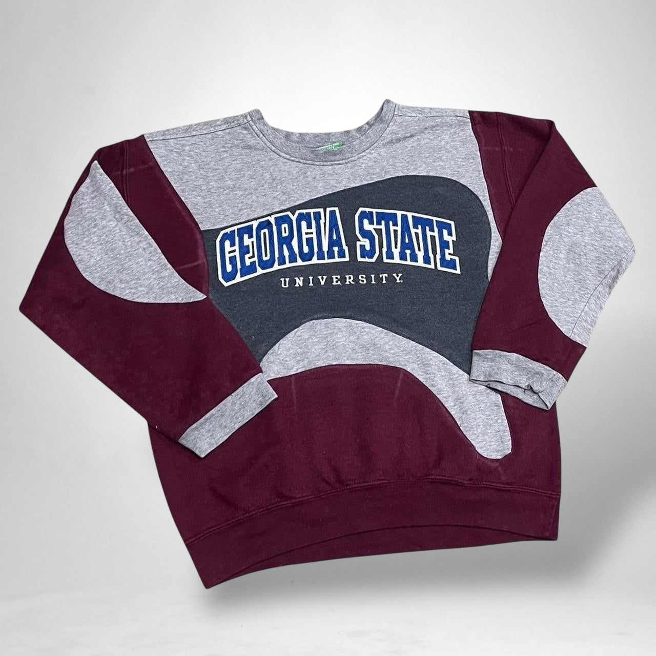Vintage Reworked Georgia State University Sports Jumper - South Street Retro Ltd