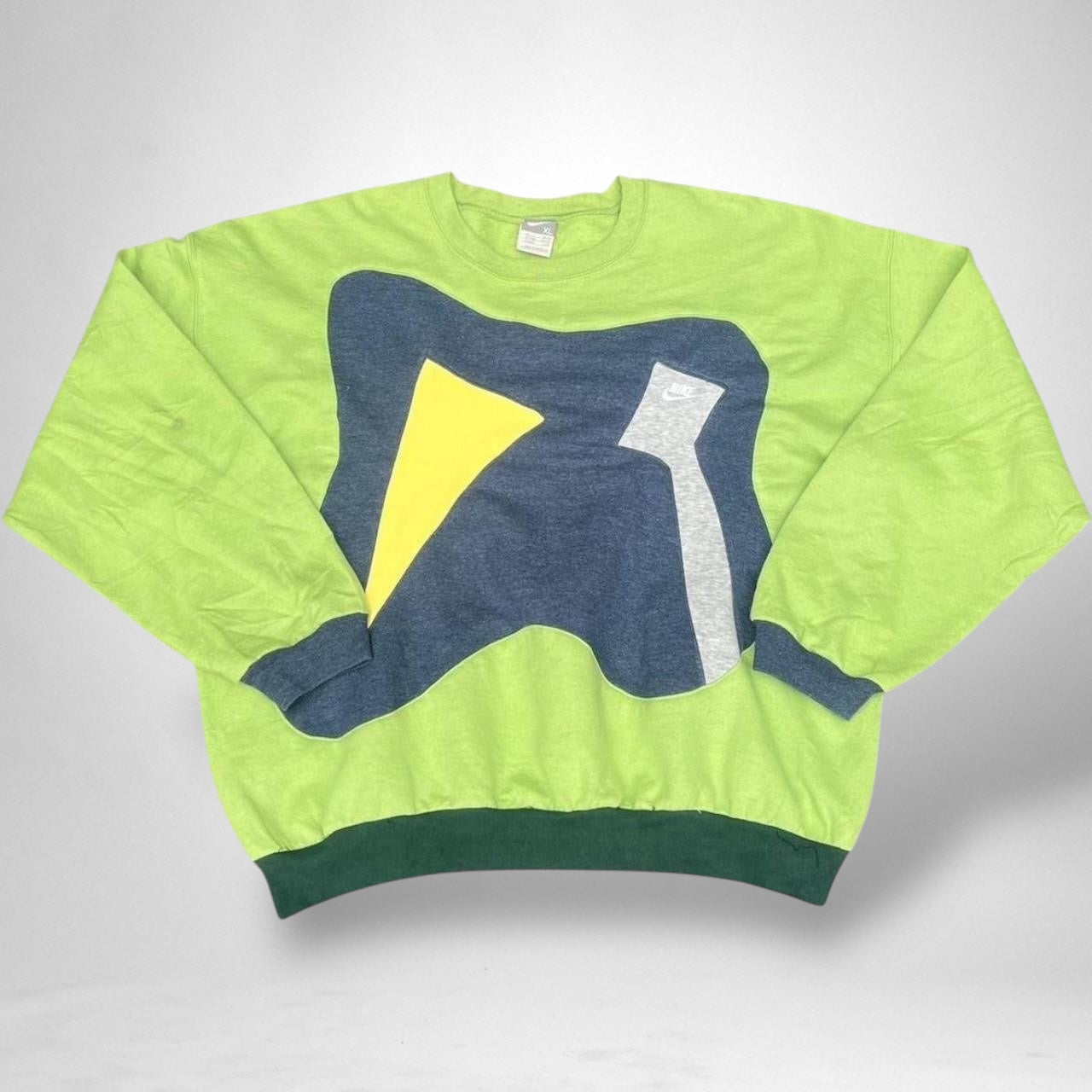 Vintage Inspired Green Reworked Nike Jumper - South Street Retro Ltd